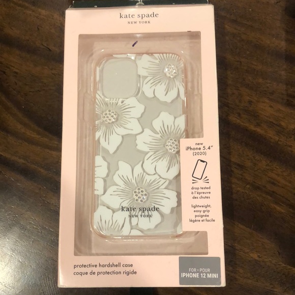 KATE SPADE New York Protective Hardshell Hardcase For iPhone 12 Mini NIB - Picture 1 of 8